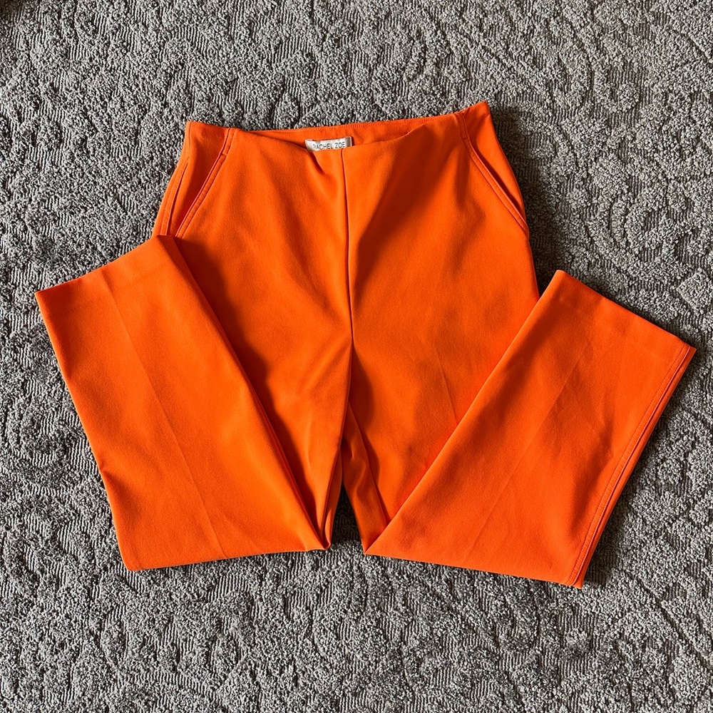 Rachel Zoe Orange Straight Leg Pants